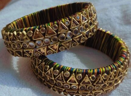 Golden Glimmer Bangles