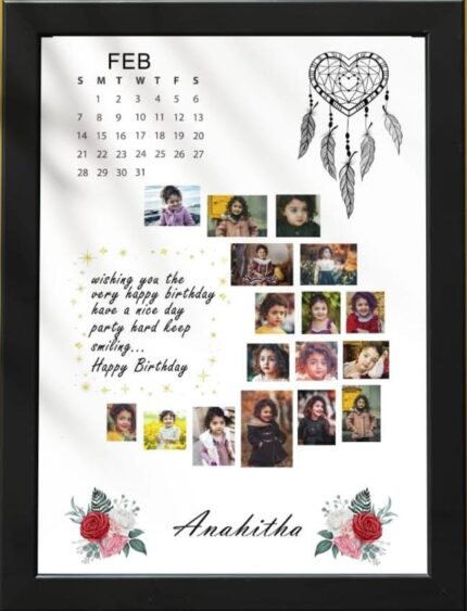 birthday photo collage frame