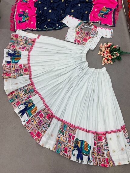 multicolor ghagra choli