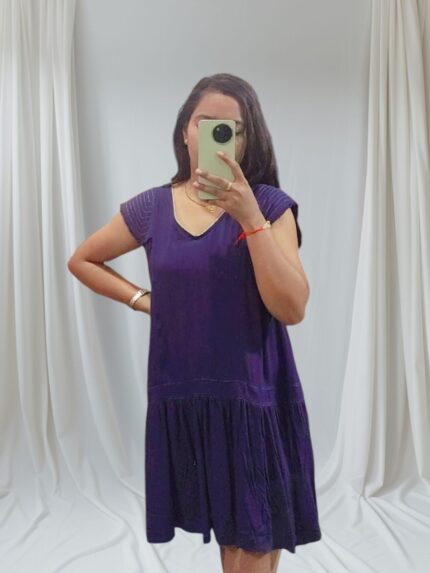 short-sleeved dress
