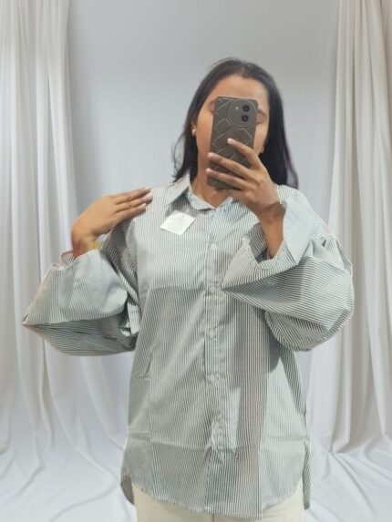 Vertical pinstripes shirt